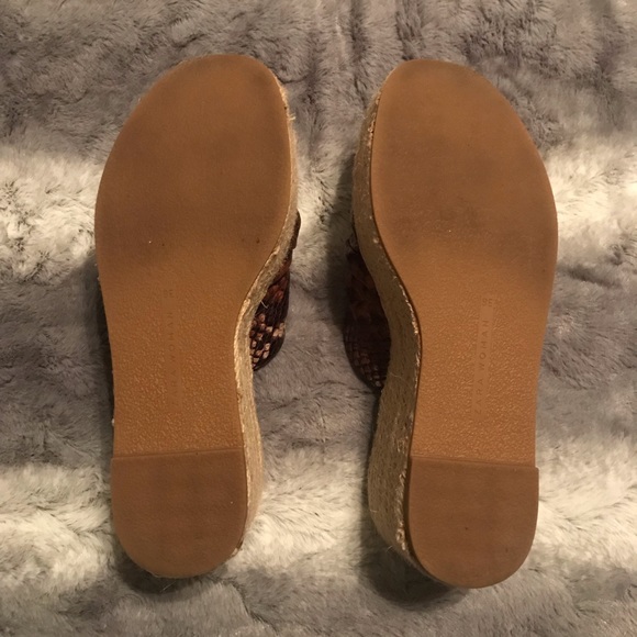 Zara Snakeskin Espadrille Wedge - Picture 3 of 3